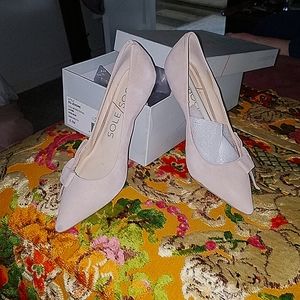 Brushed Kid Suede Kitten Heels Sole Society